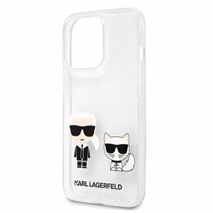 Karl Lagerfeld Karl & Choupette Ümbris jaoks iPhone 13 Pro Max 6.7" - läbipaistev