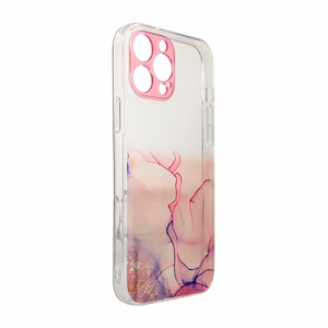 Marmorist ümbris iPhone 12 Pro Maxi jaoks Marmorist roosa marmorkate