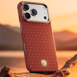 Punane Benks Magnetic Armor Air Armor Grid 600D kevlari ja metallraamiga ümbris (C.K.FL.AP.RD.0073) mudelitele iPhone 18 Pro Max / iPhone 17 Pro Max