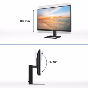 Philips 1000 series 24E1N1300AE/00 monitor 60,5 cm (23,8") 1920 x 1080 pikslit Full HD LCD must
