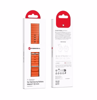 Strap to Samsung Galaxy Watch Forcell Forcell F-Design FS01 Silikoon holes 22 mm oranž