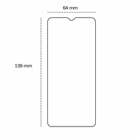 Karastatud klaas 2,5D jaoks Samsung Galaxy A20e