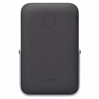 UNIQ Powerbank Hoveo 5000mAh USB-C 20W PD Fast charge Wireless Magnetic hall/charcoal hall