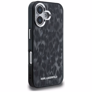 Karl Lagerfeld IML Leopard Pattern MagSafe Ümbris jaoks iPhone 16 - must