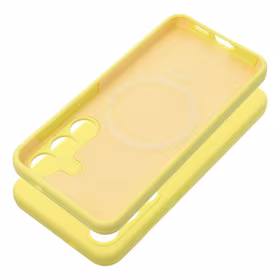 Ümbris SILICONE 2mm jaoks SAMSUNG S25 Plus compatible koos MagSafe lemon