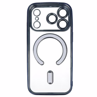 metallik MagSafe Ümbris jaoks Iphone 17 Pro Max sinine