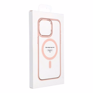 Ümbris mudelile iPhone 16 PRO MAX Color Edge Mag Cover, ühildub MagSafe'iga, roosa