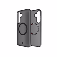 Ümbris jaoks Samsung S25 PLUS Forcell F-Protect Levels Dual Layer 4D technology compatible with Magsafe Military Drop-Test smoky must