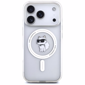 Karl Lagerfeld IML Choupette MagSafe Ümbris jaoks iPhone 17 Pro Max - Läbipaistev