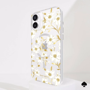 Kate Spade New York Protective Gems MagSafe - Case for iPhone 16 Plus (Sunshine Floral)