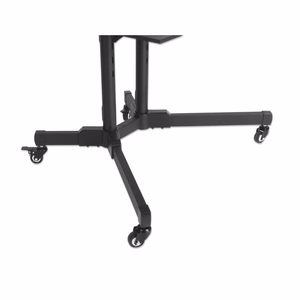 Manhattan TV ja monitori ratastega alus 1 ekraanile, 37–65", must, VESA 200x200–600x400 mm, maks. 40 kg