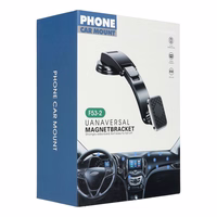 Magnetic car hoidja magnetic jaoks dashboard F53-2 hõbedane