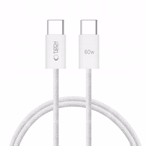 Tech-Protect UltraBoost Classic USB-C / USB-C PD kaabel 60W 3A 1m - valge