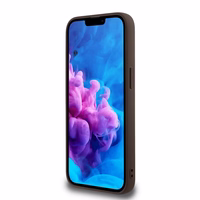 Guess PU 4G Peony ümbris with MagSafe jaoks iPhone 16e - brown