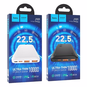 Powerbank Hoco 10000 mAh QC PD 3A 22,5W J101 valge