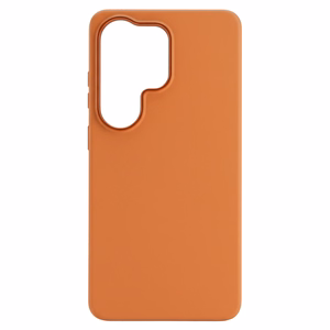 Liavec Silky ümbris metallist kaamera raamiga Samsung Galaxy S26 Ultra jaoks oranž