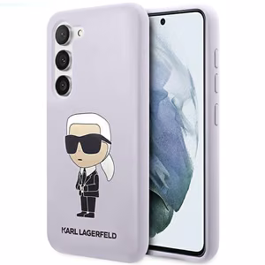 Karl Lagerfeld KLHCS23MSNIKBCU S23+ S916 hardcase lilla/lilla Silicone Ikonik