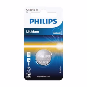 Aku PHILIPS CR2016 Minicells Lithium 1pc Blister