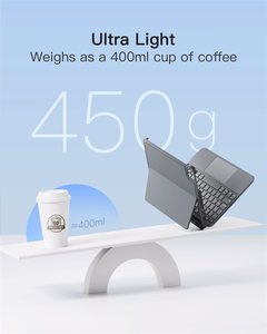 Inateck KB04122 AceTouch klaviatuuriga ümbris seadmele iPad 10.9–11", hall
