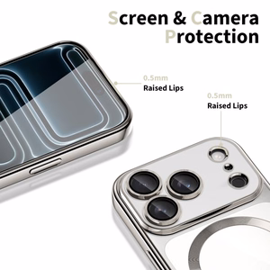 Tech-Protect MagFlex MagSafe Чехол для iPhone 17 Pro - прозрачный серебристый