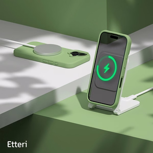 Etteri Silicone ümbris jaoks iPhone 16 6,1" light roheline