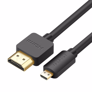 Ugreen HDMI - micro HDMI kaabel 19 pin 2.0v 4K 60Hz 30AWG 1.5m must (30102)
