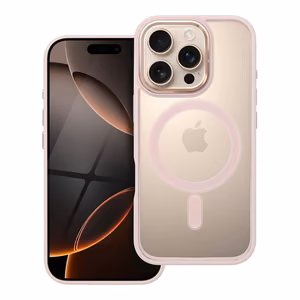 COLOR EDGE MAG COVER Ümbris compatible with MagSafe jaoks IPHONE 16 Pro roosa