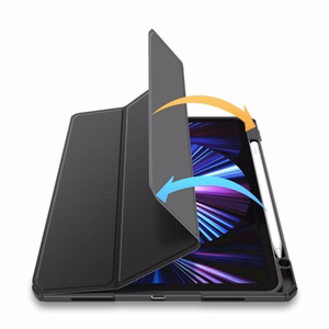 Tahvelarvuti ümbris Dux Ducis Toby sobib Samsung T220 / T225 / T227 Tab A7 Lite 8.7 must