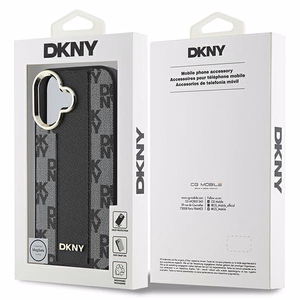 DKNY Checkered Pattern Magsafe iPhone 16 Ümbris - Must