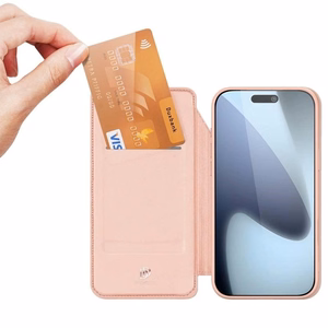 DUX DUCIS wallet case SKIN PRO jaoks IPHONE 17 PRO rose
