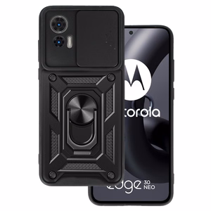 Slide Camera Armor Ümbris jaoks Motorola Edge 30 Neo 5G Must
