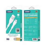 JELLICO kaabel B9 Micro USB 3.1A 1M Valge