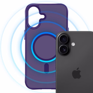 3mk Smoke MagCase iPhone 17 jaoks - lilla-läbipaistev