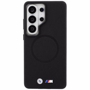 BMW M Metal Logo MagSafe ümbris Samsung Galaxy S26 Ultra jaoks, must