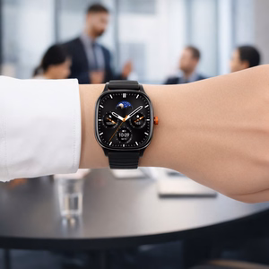 Blavec Smartwatch U-01 Mohito HD AMOLED Voice Call (SWU01-B) czarny + 1 pasek