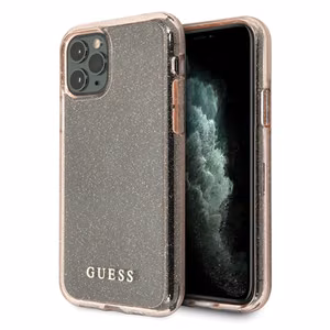 Guess GUHCN65PCGLPI iPhone 11 Pro Max roosa/roosa kõva ümbris Glitter