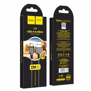USB kaabel Hoco X20 USB-A to MicroUSB 2.0m must
