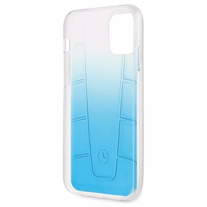 Mercedes Transparent Line чехол для iPhone 12 / iPhone 12 Pro - синий