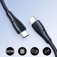 Joyroom S-A11 Surpass kaabel 60W USB-C - USB-C 0.25m - must