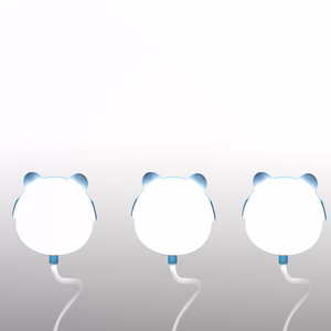 LED Teddy bear desk Lamp  3W, 3000/4500/6000K, adjustable, 1200mAh, sinine,  LTC
