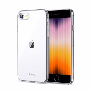 Crong Crystal Slim ümbris seadmele iPhone SE (2020) / 8 / 7, läbipaistev