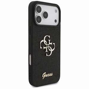 Guess Fixed Glitter Big 4G ümbris jaoks iPhone 17 Pro Max - must