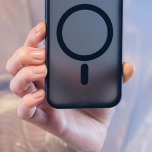 3mk Smoke MagCase Samsung Galaxy S25 Ultra jaoks valge-poolläbipaistev