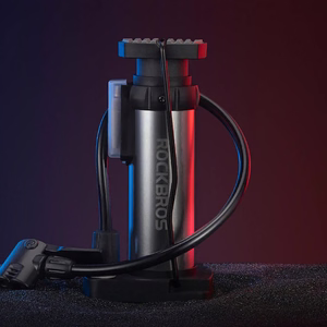 Rockbros 4522L ülikerge jalaga kasutatav jalgrattapump – must