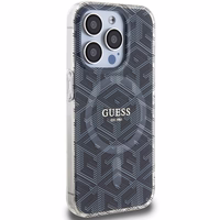 Guess IML GCube MagSafe ümbris jaoks iPhone 15 Pro - must