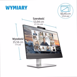 HP E24m G4 FHD USB-C konverentsmonitor