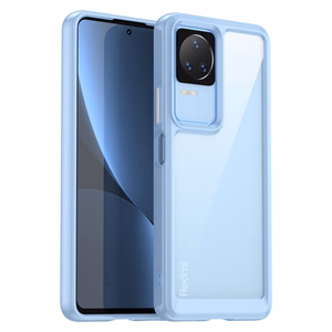 Outer Space Case for Xiaomi Poco F4 5G ümbris paindliku raamiga sinine