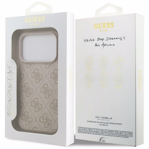 Guess 4G Classic ümbris mudelile iPhone 17 Pro / 18 Pro – roosa