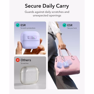 ESR Pulse HaloLock MagSafe  Apple AirPods 4 / 5 ümbris, lilla