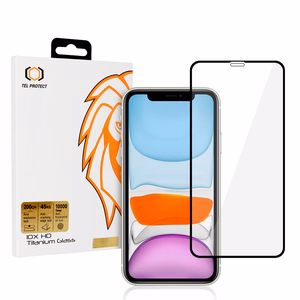 Karastatud klaas Tel Protect 10X HD Titanium jaoks Iphone 11/XR